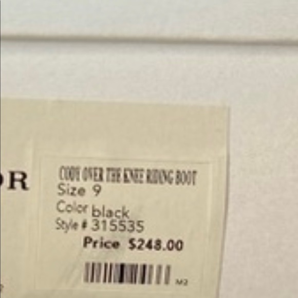 ANN TAYLOR BLACK LEATHER RIDING BOOT - Picture 16 of 16